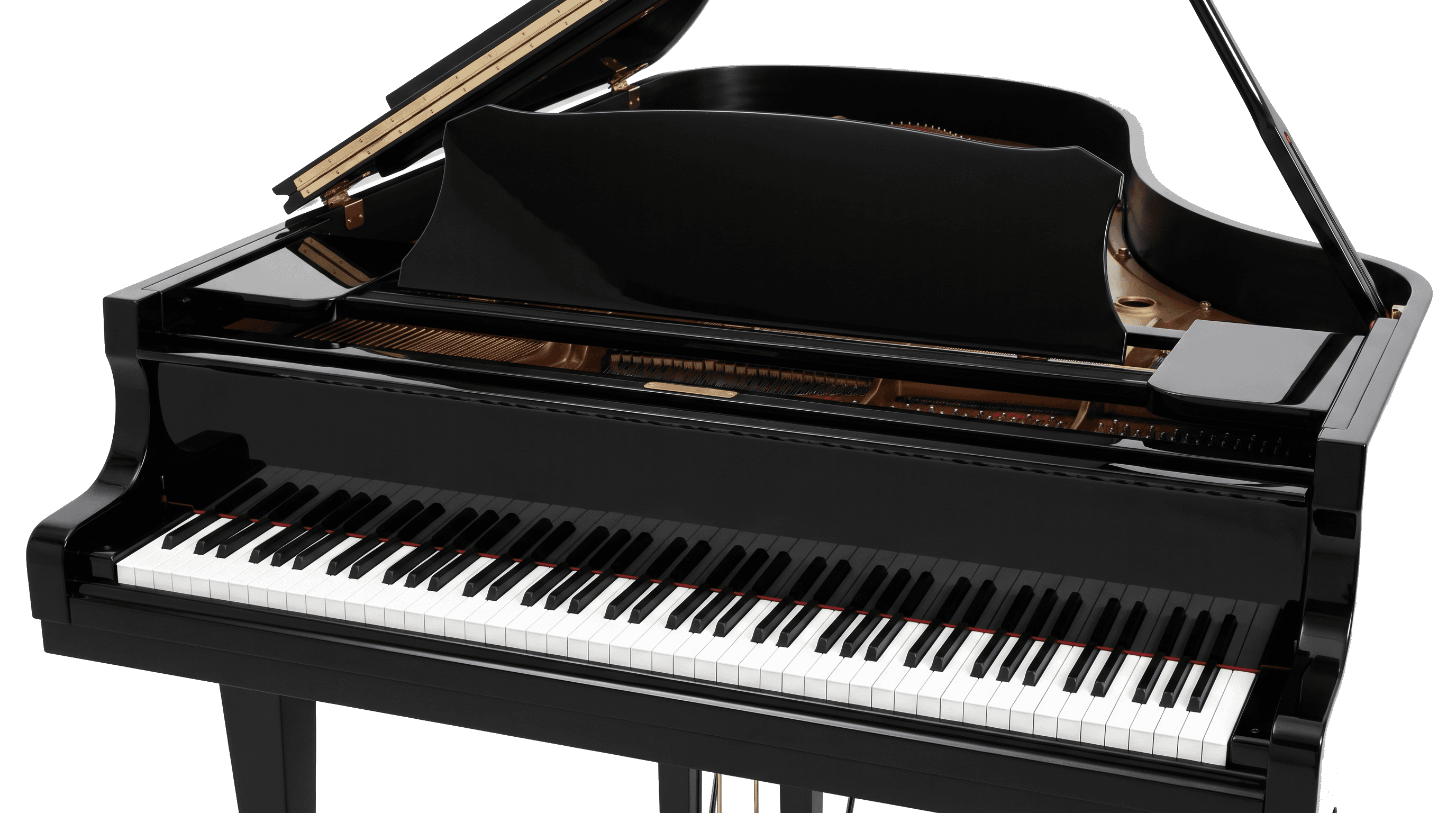 Концертный рояль Steinway с поднятой крышкой